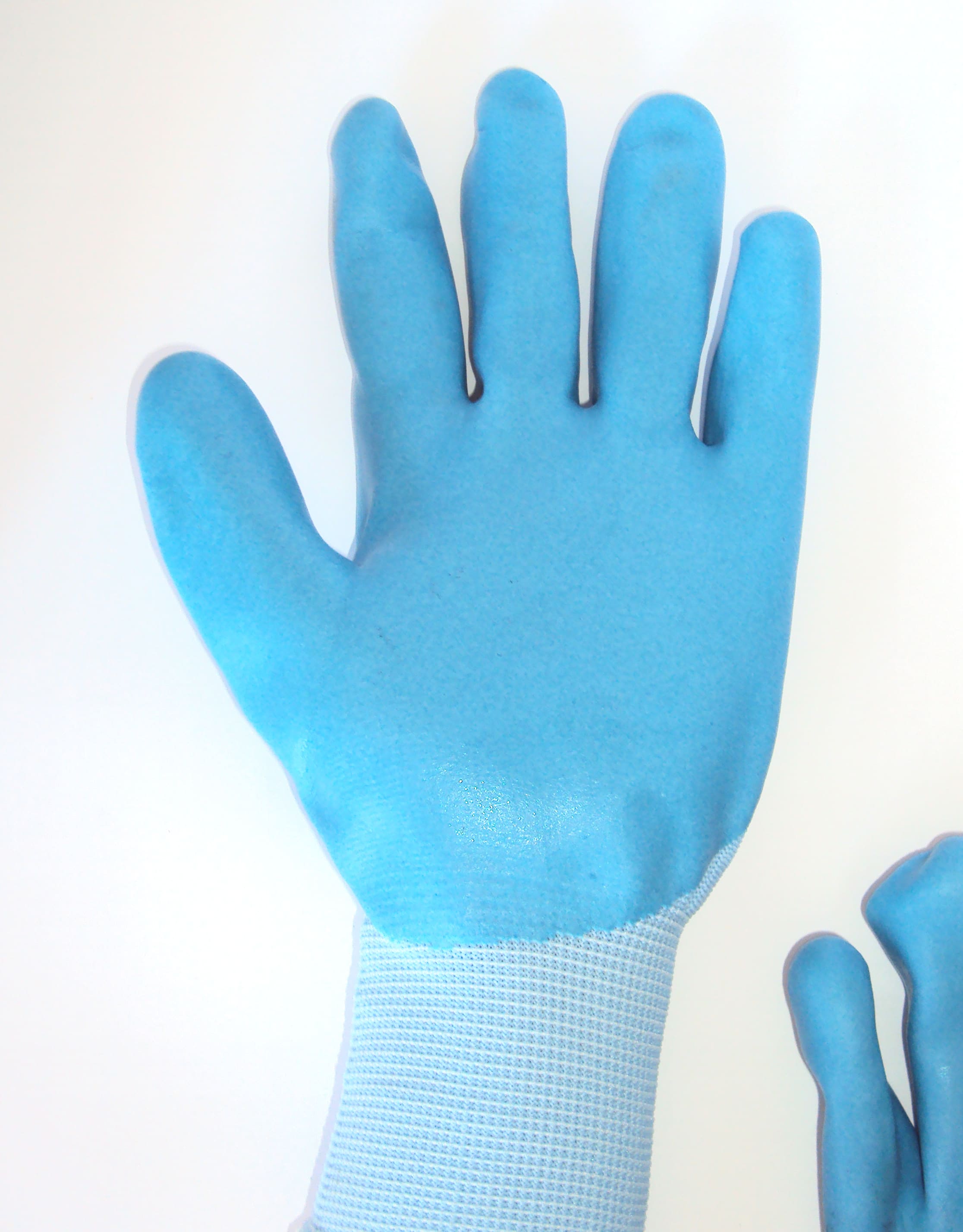 Manusi de protectie latex Art. 989 (albastru deschis)