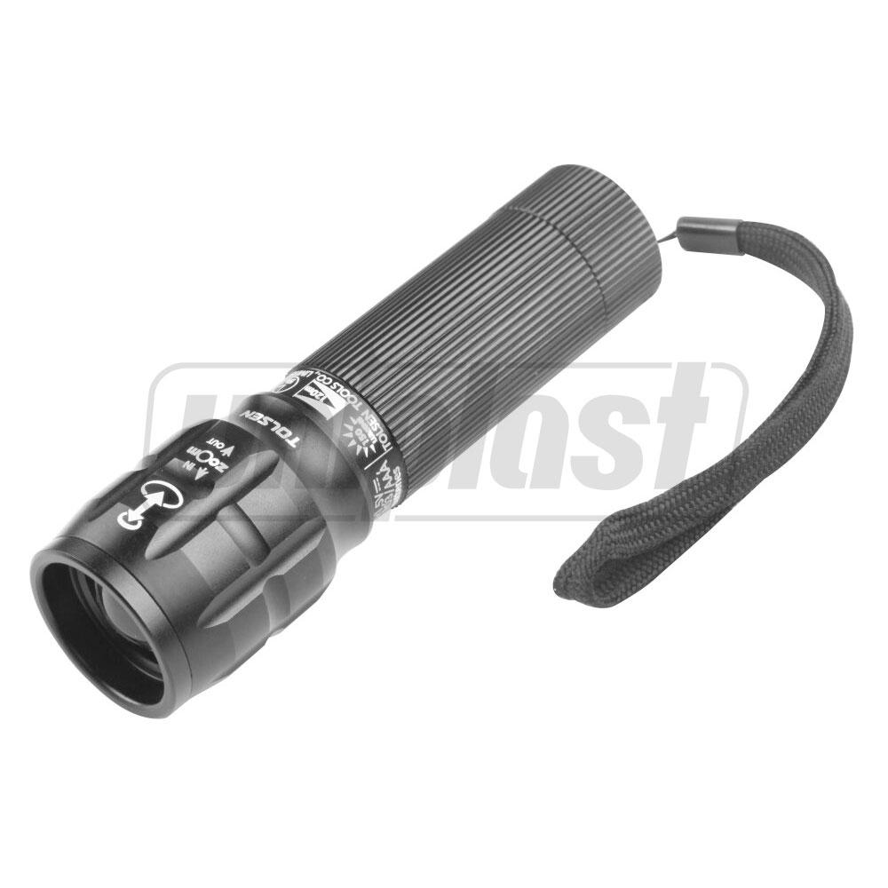 Lanterna LED cu functie ZOOM 3W/150LM  TOLSEN