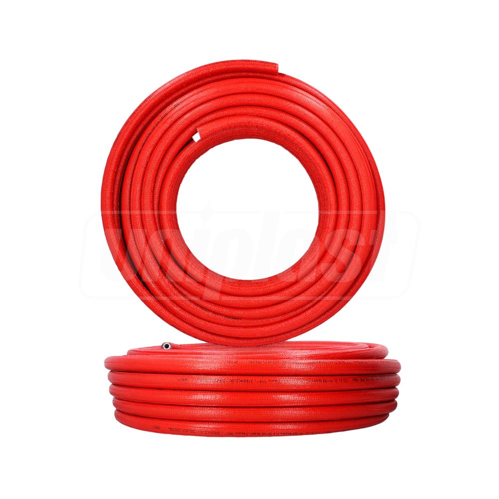 Teava PEXb-AL RED multistrat + izolare D. 16 x 2 mm Termo L=50 m APE