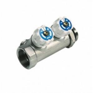 Distribuitor D.  3/4" FI/FE x 1/2" FE 2 cai cu inchidere 35° 7902L  APE