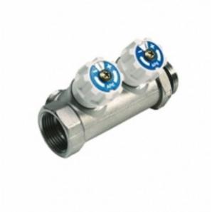 Distribuitor D. 3/4" FI/FE x 1/2" FE 2 cai cu inchidere 35° 7902L APE