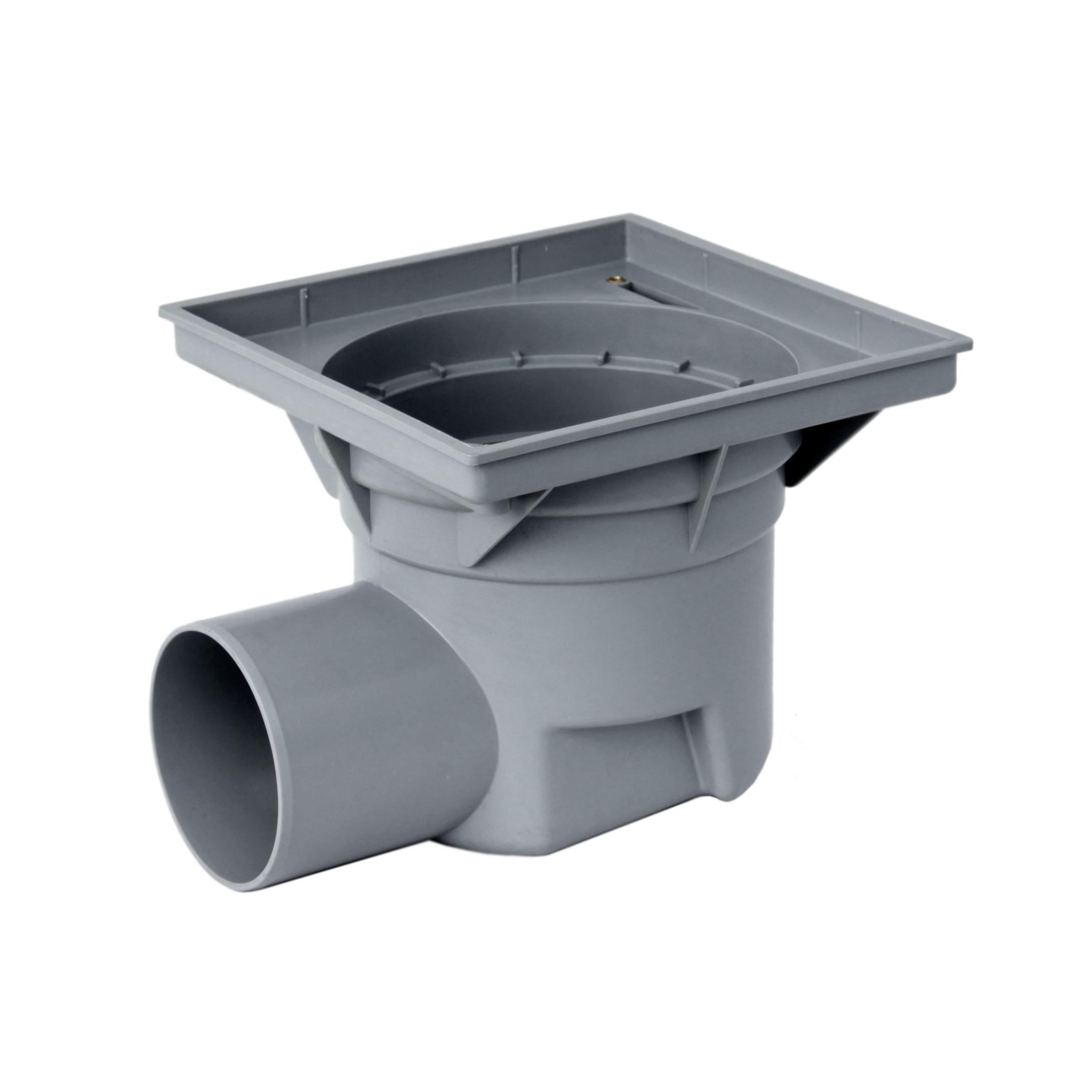 Sifon exterior orizontal D.110 fonta, 244 х 244 mm, H=200 mm, 7 t HL605  HL