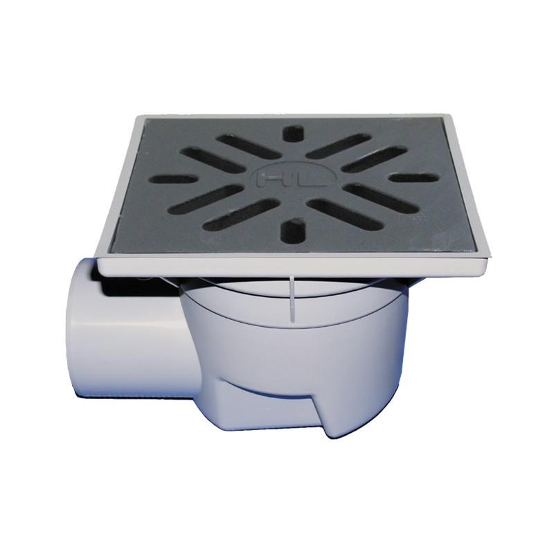 Sifon exterior orizontal D.110 fonta, 244 х 244 mm, H=200 mm, 7 t HL605  HL