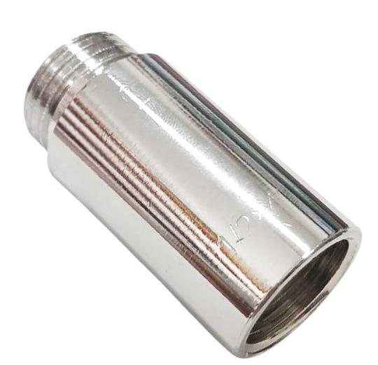 Переход D. 1/2" П/М удлинитель бронзовый 40 мм никелированный