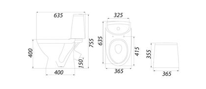 Компакт COLOMBO с крышкой Lotos optima2