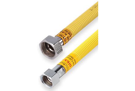 Furtun pentru gaz D. 1/2" FI/FI L= 30 cm  KAS