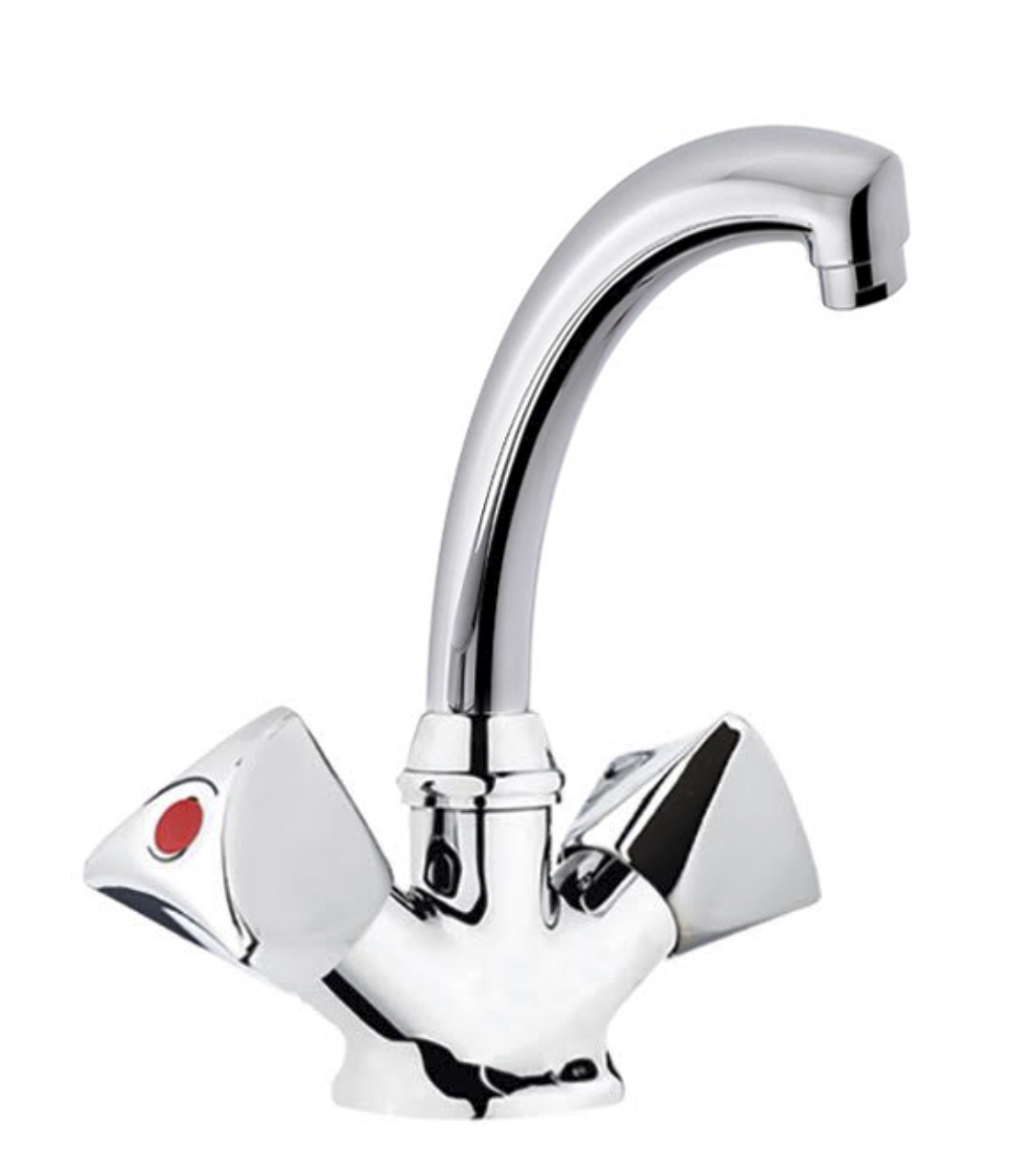 Baterie bucatarie Piramit clasic (inalta, cu stift, bucsa) KAS