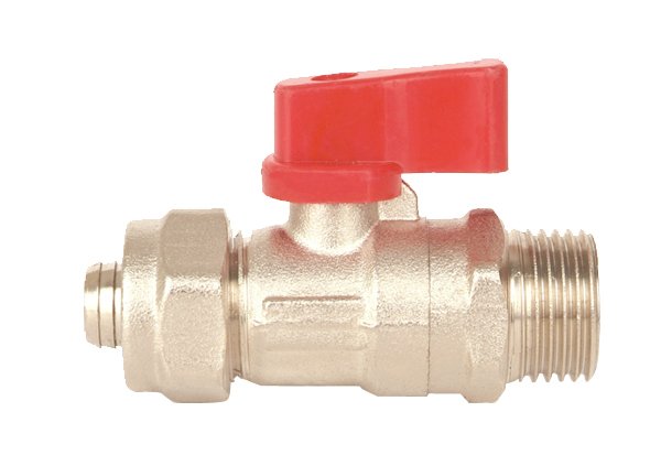 Кран D. 16 x 1/2" М металлопласт EVS