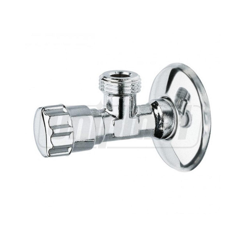 Robinet coltar cu ventil D. 1/2" x 1/2" FE/FE PN16 alama cromata 346  ITAP