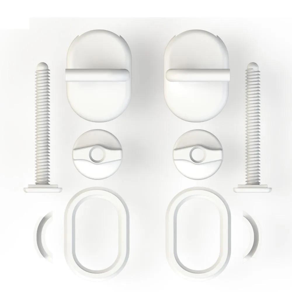 Set fixare capac WC (L=80 mm) СУ-2.10.ЗП  SOLOPLAST