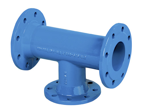 Teu fonta cu flanse D.200 x  80 PN10 (8 gauri)  BOHAMET