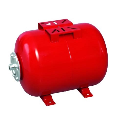 Vas de expansiune orizontal pentru hidrorofor  24 L (rosu/albastru) HY