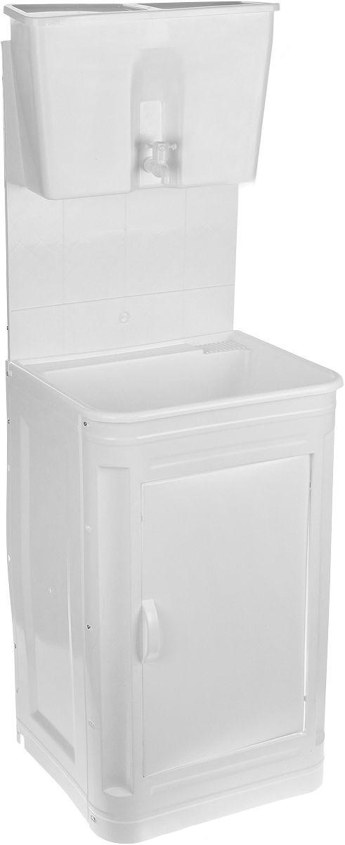 Spalator de maini cu robinet si lavoar/dulap plastic (set) 17 L (УМ-17) fara incalzitor