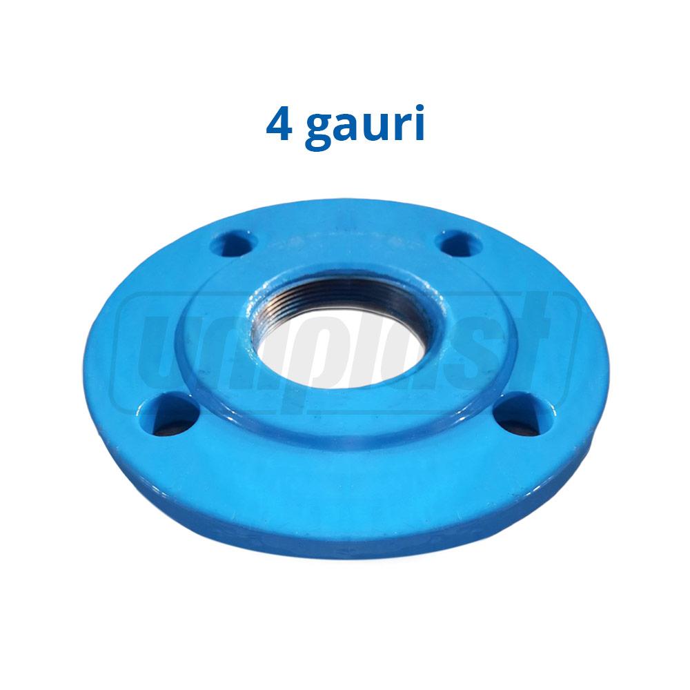 Flansa filetata fonta D. 65x2" FI PN10/16 (4 gauri)  BLUCAST