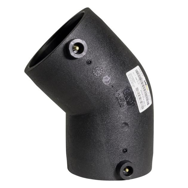 Угол e/f 45° D.140 PE100 SDR11 PN16 39.5W only  SAB