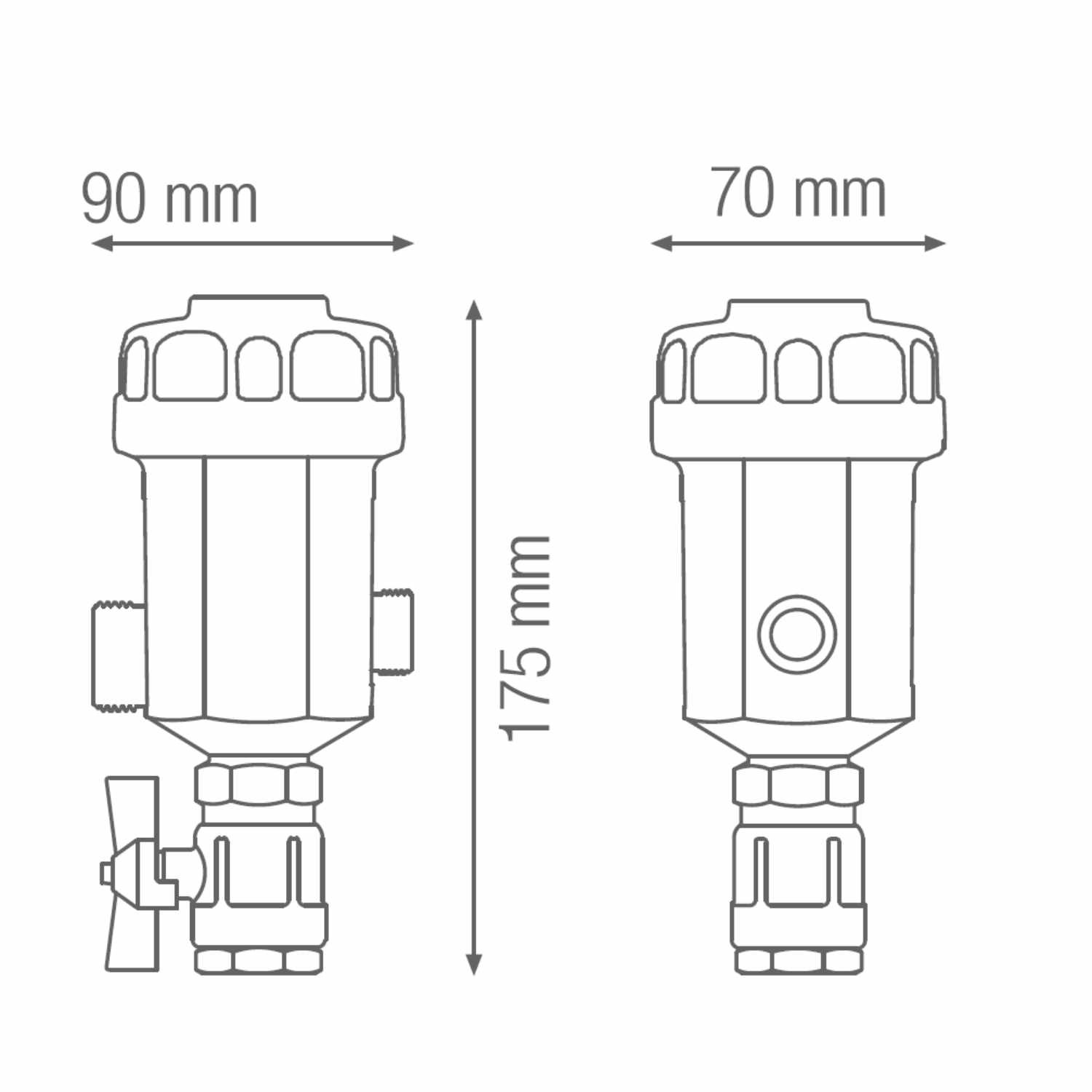 Filtru magnetic Mud Remover FDM 1-P  ATLAS FILTRI