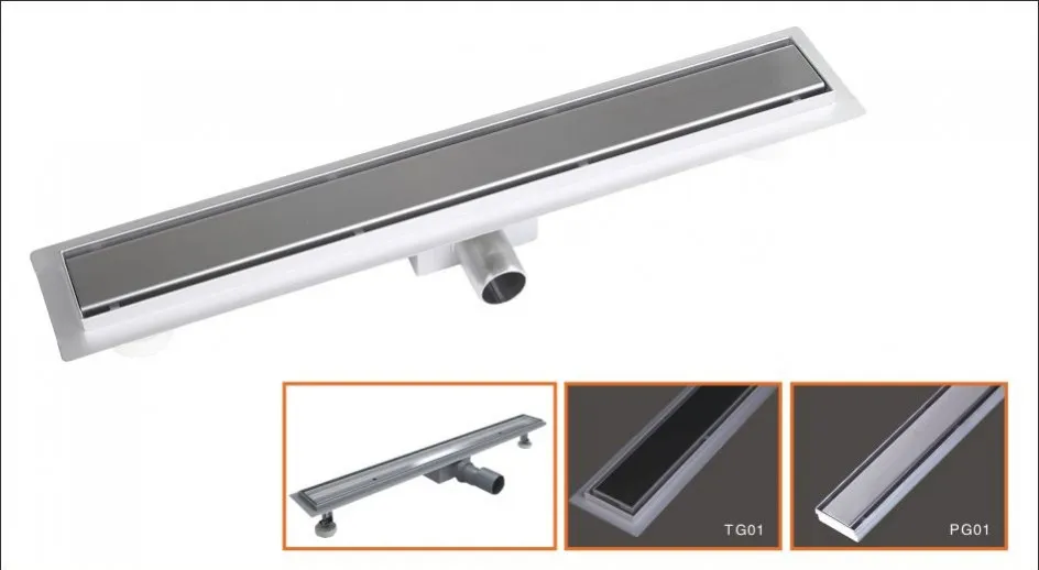 Трап водоотводный Дуо PG01/TG01 700 х 70 мм комплект (83312)