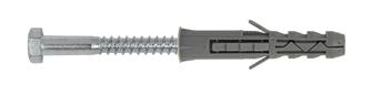 Дюбель трехстороннего распора с шурупом с шестигранником 12/8x120 (2 шт.) 046113