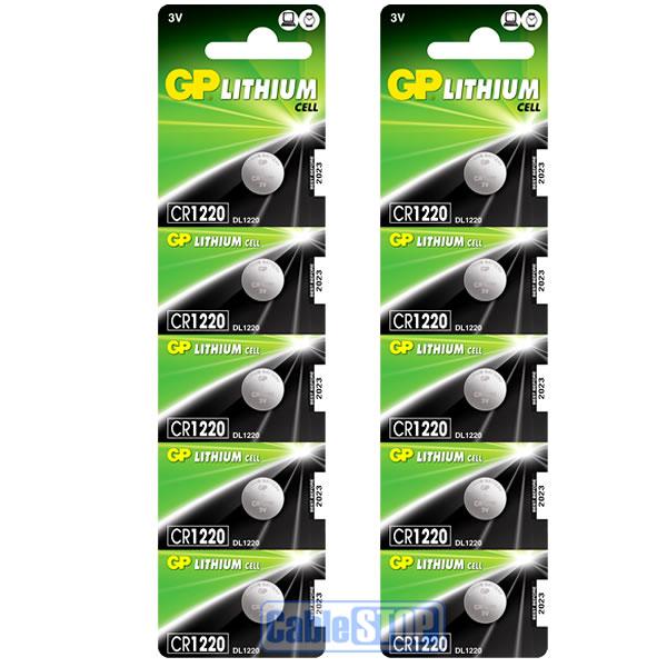 Baterie  3V Lithium Ø12.5х2mm CR1220-7C5  GP
