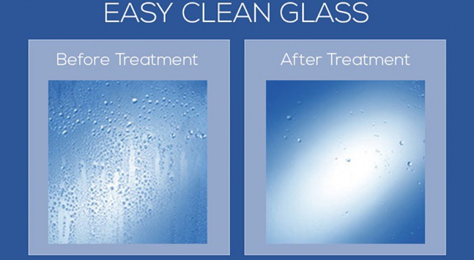 Paravan de cada din sticla 126 x 140 mm Djamila Vision EASY CLEAN (82649)