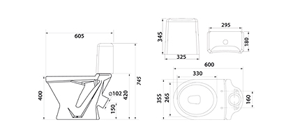 Компакт с крышкой COLOMBO (scandinav)