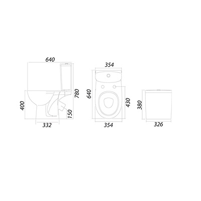 Компакт с крышкой Akcent clasic optima 2