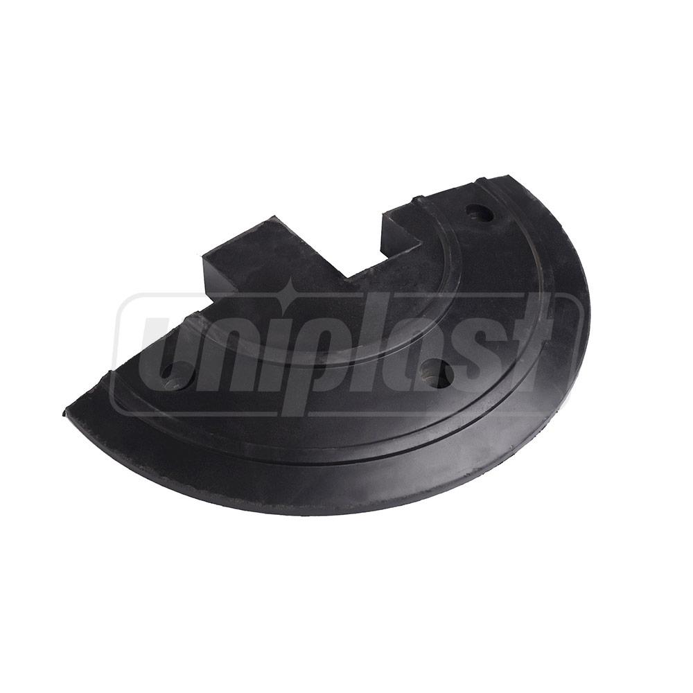 Устройство принудительного снижения скорости (круглый) 470x240x50 (черный) (без болтов) C250