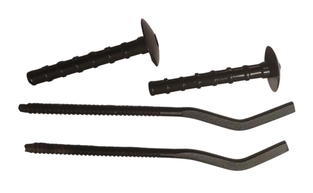 Suport calorifer (negru mat) 170 mm x 7  EC