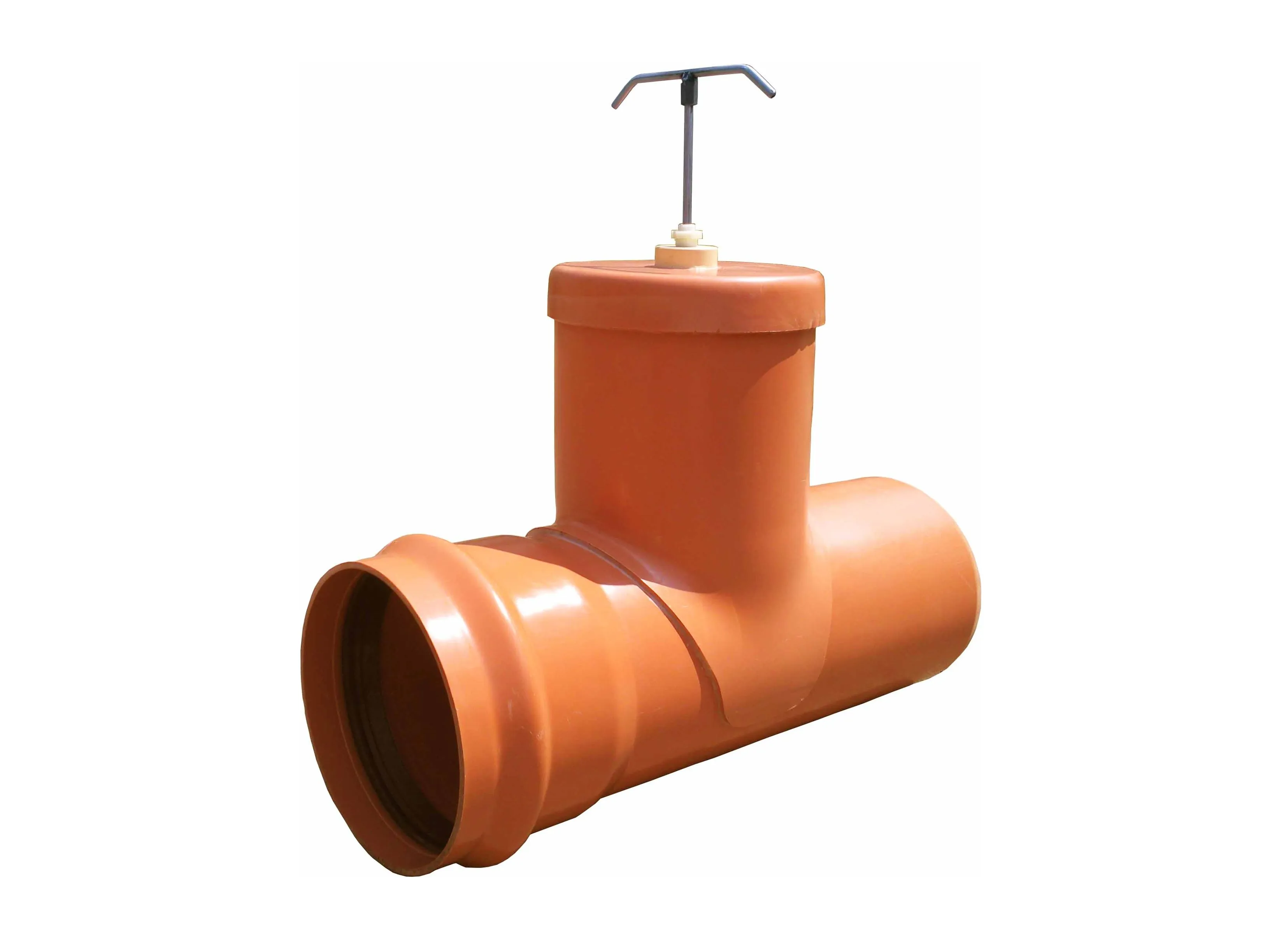 Шиберная задвижка ПВХ D.160 для канализации  МПЛАСТ