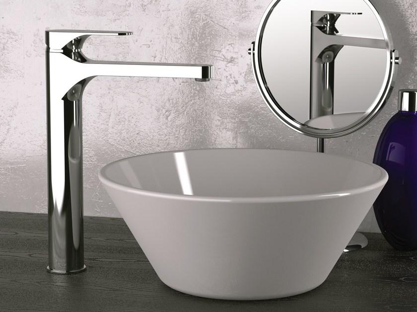 Смеситель для умывальника вертикальный с клапаном CLASS LINE 10 L XL  REMER