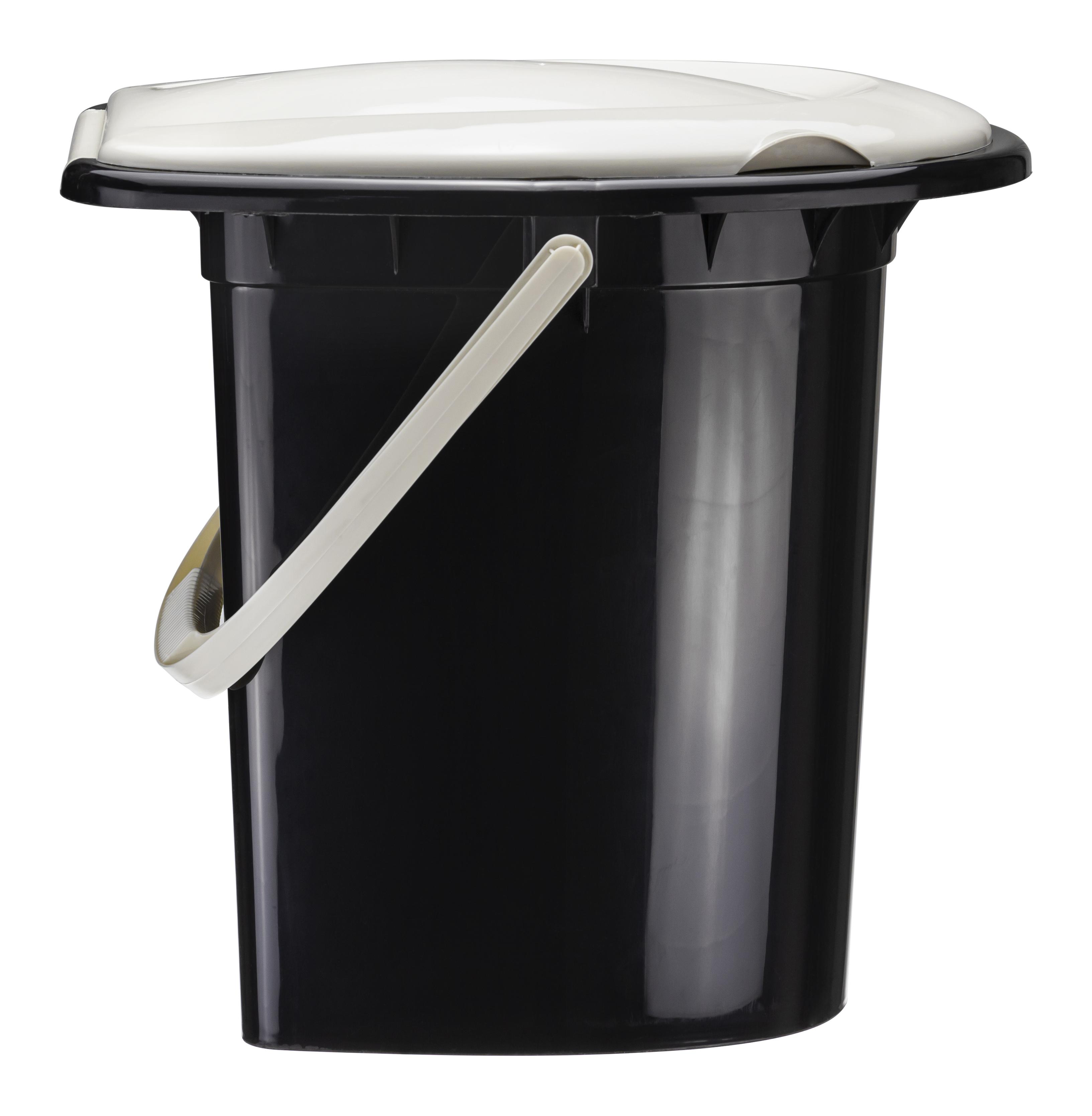 Caldare WC 16 L plastic cu capac M2459