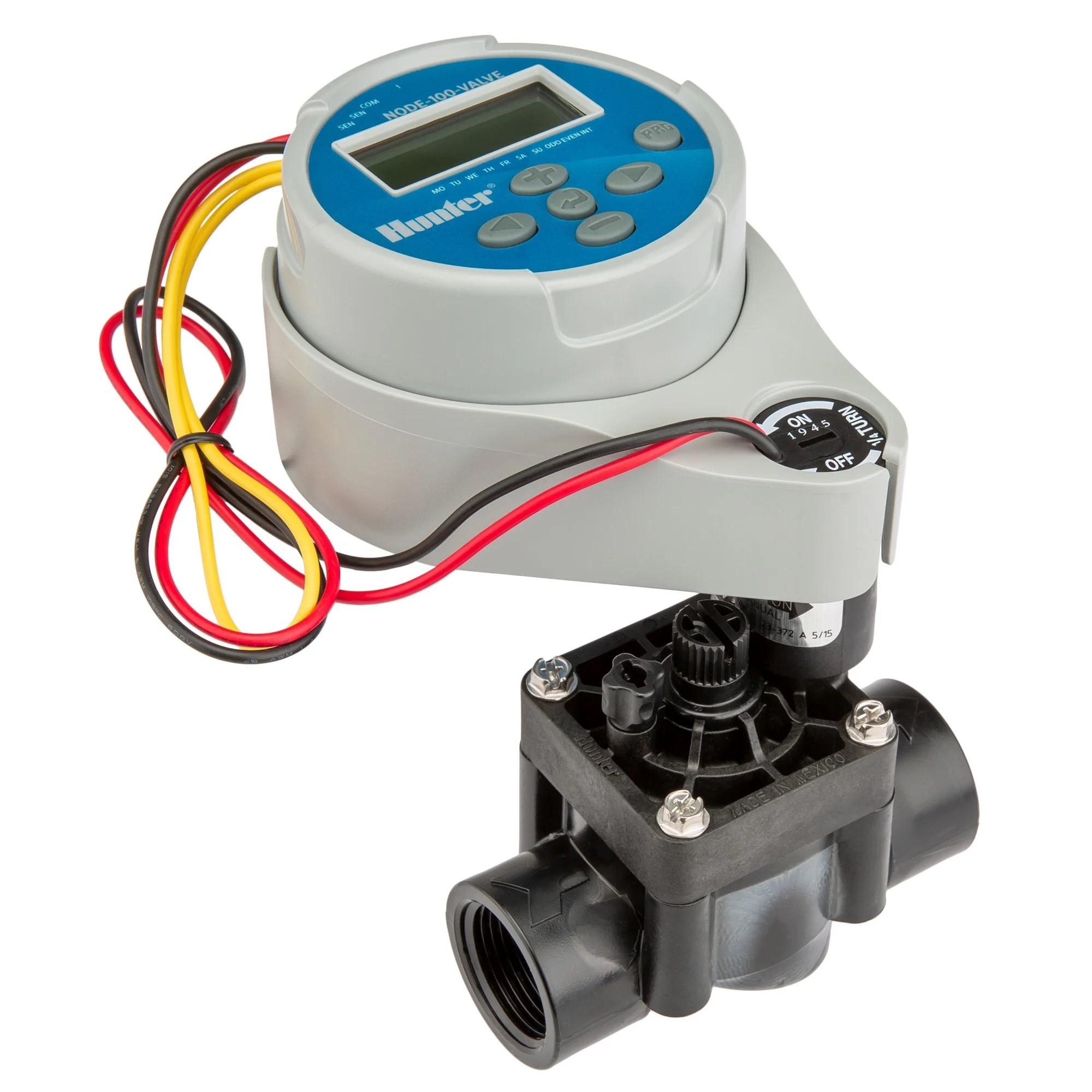 Блок управления поливом автономный 22 V, 2 зоны NODE-200 (на батарейках)  HUNTER