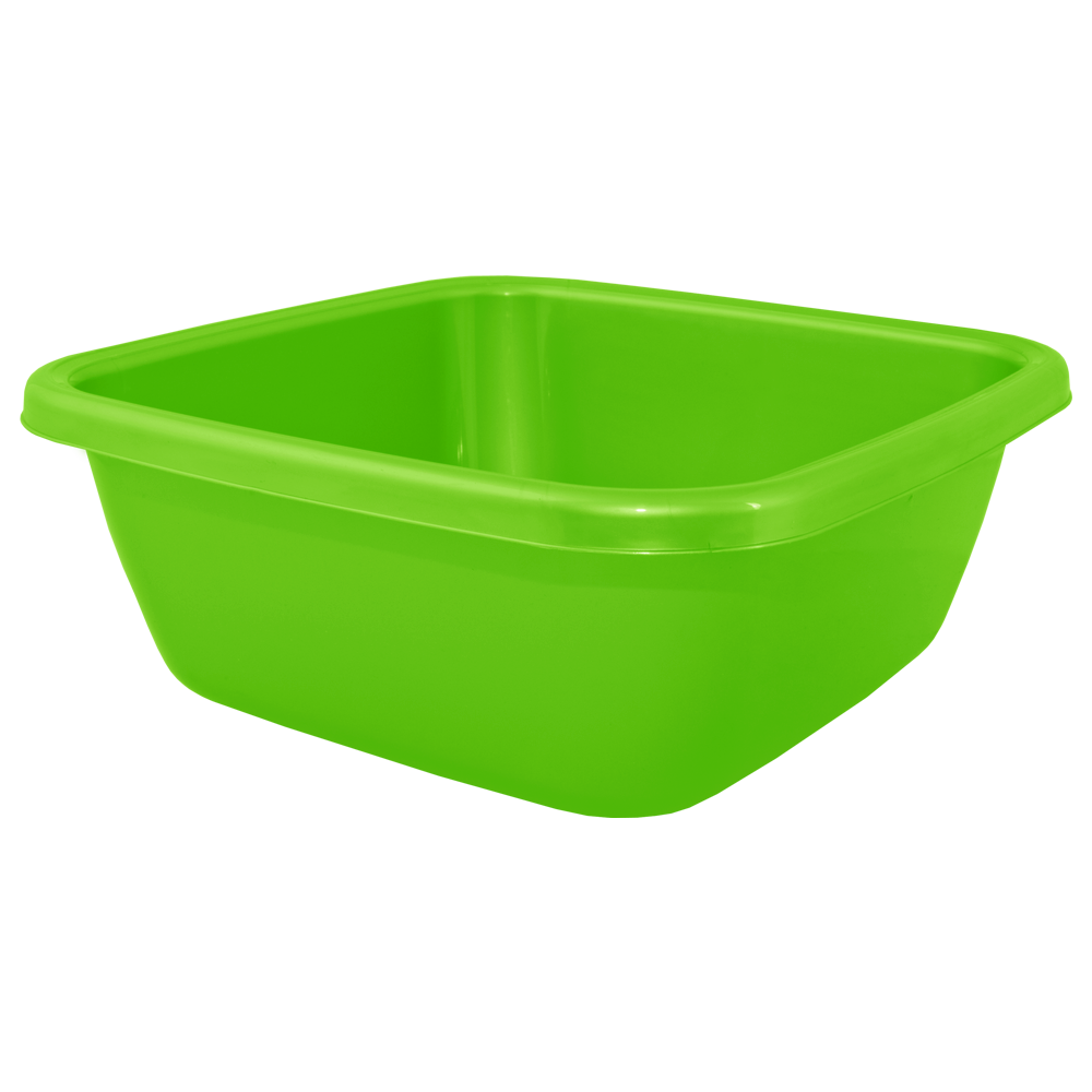 Таз ПП квадратный 20 л (зеленый)