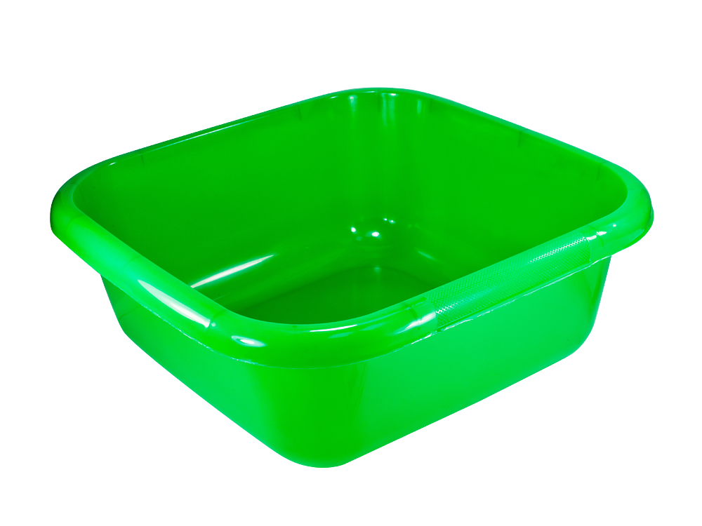 Таз ПП квадратный 20 л (зеленый)