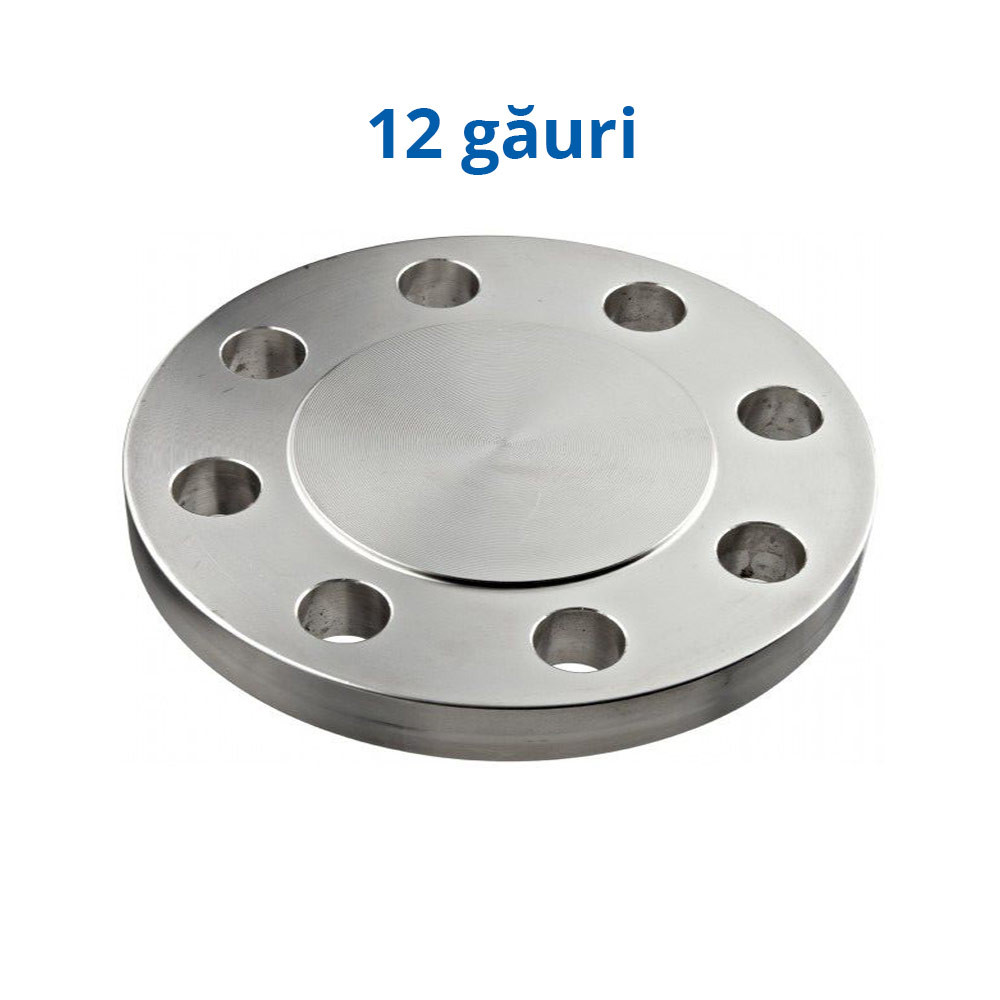 Flansa oarba otel D.250 (10") (12 gauri) BL RF