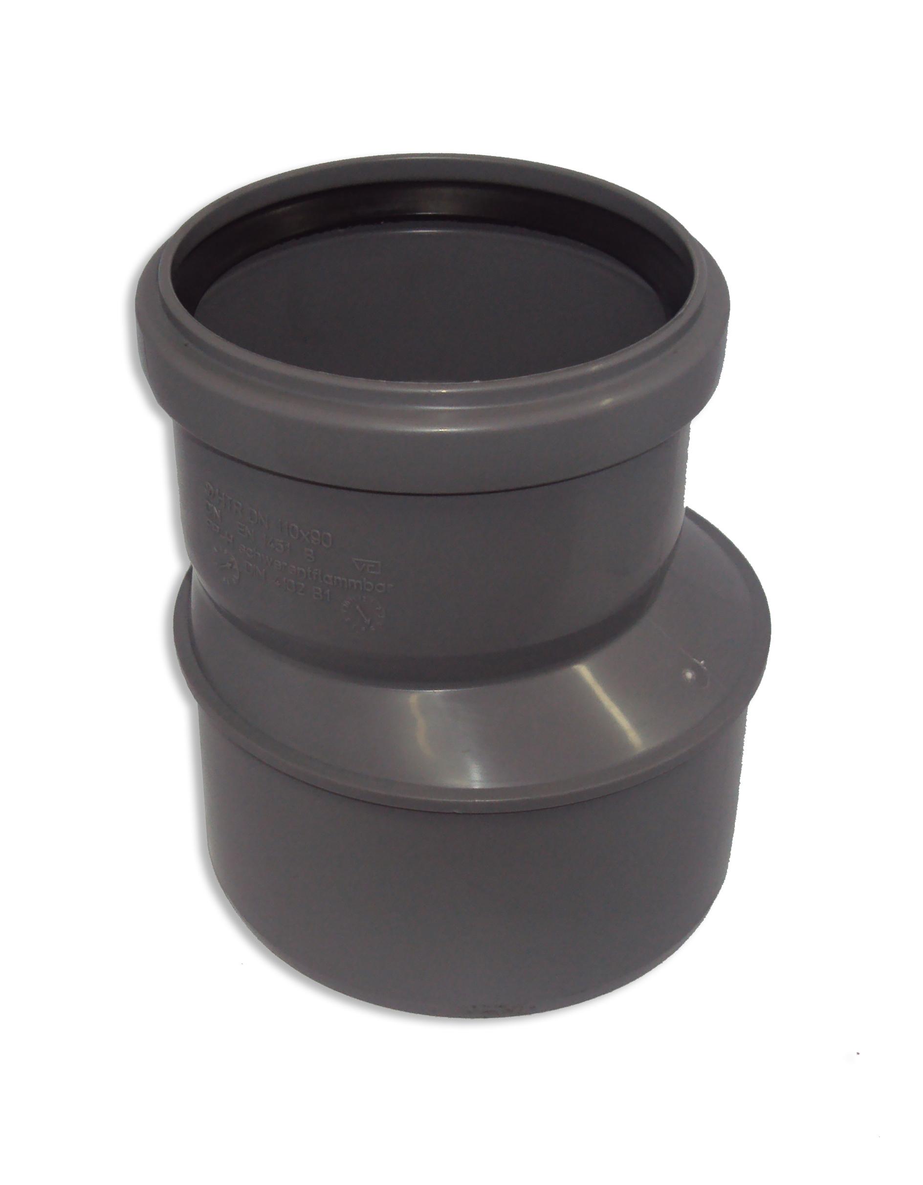 Reductie PP excentrica D.110 x 90  OSTENDORF