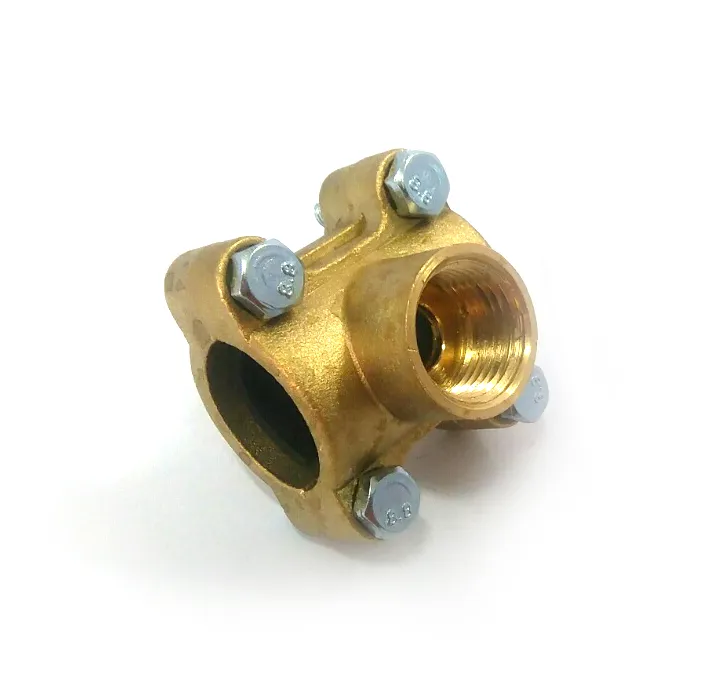 Тройник накладной (хомут) D. 20 x 1/2" М бронзовый U (Б3802А)