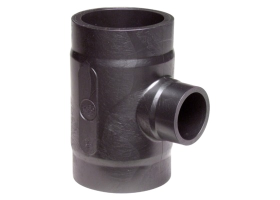 Teu cu trecere D.160 x  63/90° "ecoFIT" PE100 SDR11 PEHD/PN16  +GF+