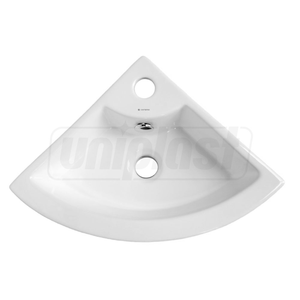 Lavoar de colt 435 x 310 x 125 mm (cu fixator) TR4299  CERANO