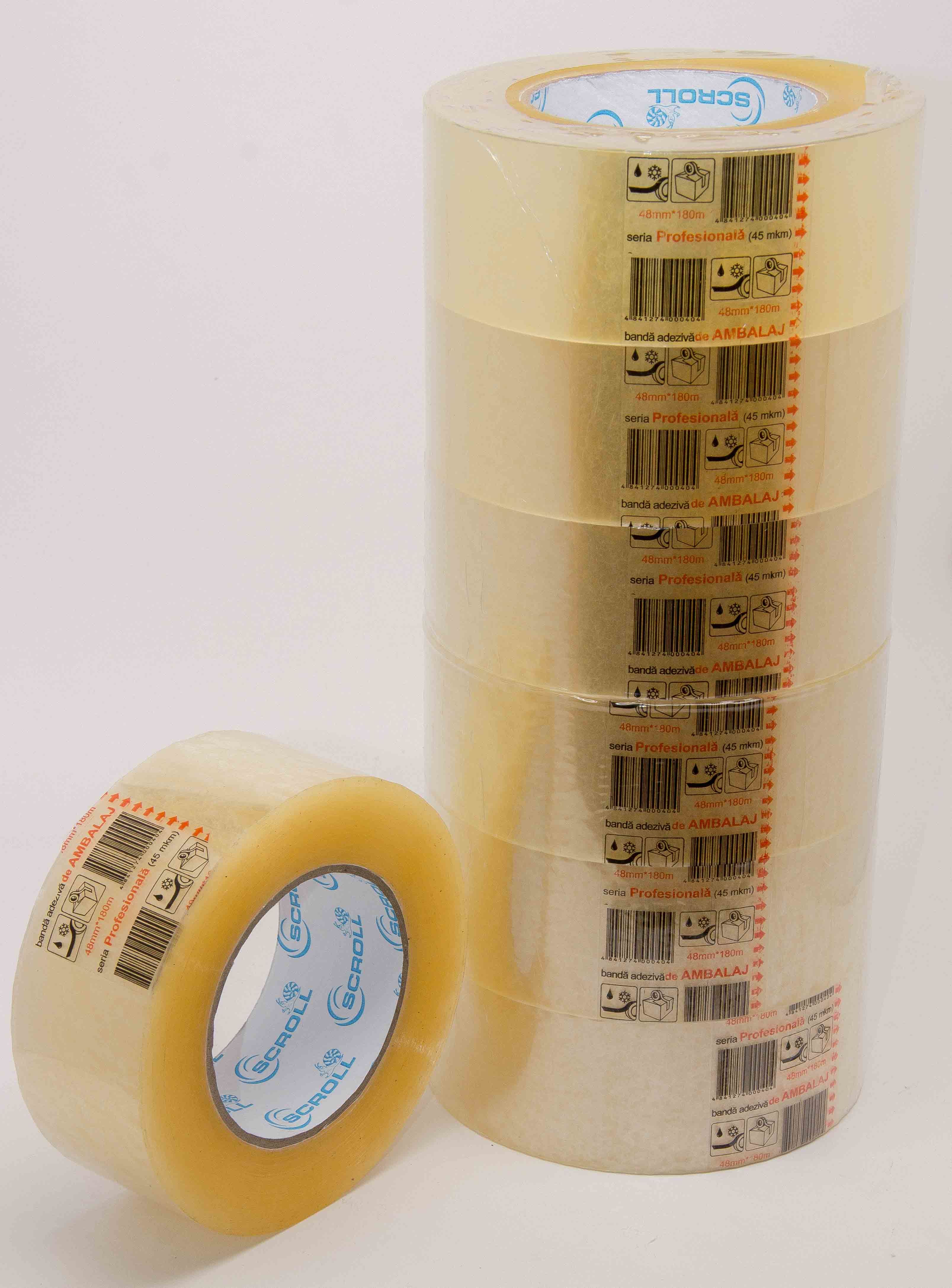 Banda adeziva din PE pentru reparatii 48 mm x 25 m