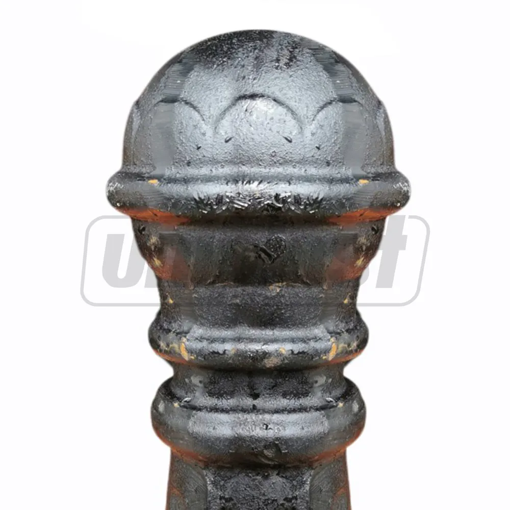 Столбик парковочный декоративный чугунный H=45 см / D. 20 см