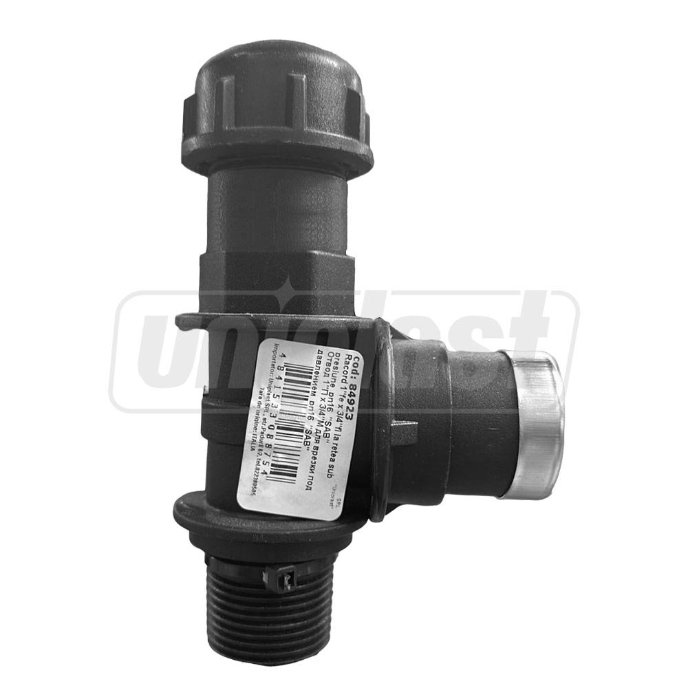 Racord D. 1" FE x 3/4" FI la retea sub presiune PN16 SAB