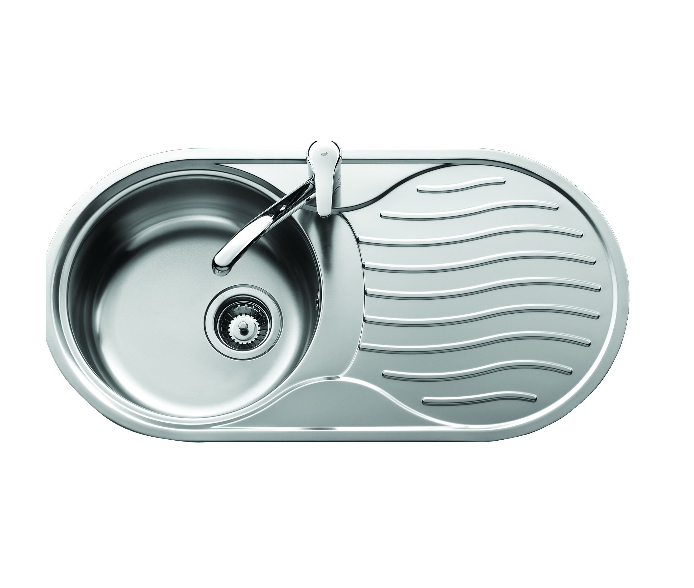 Chiuveta de bucatarie inox 0.8 mm (decor) 44/79 cm stanga 4479 L