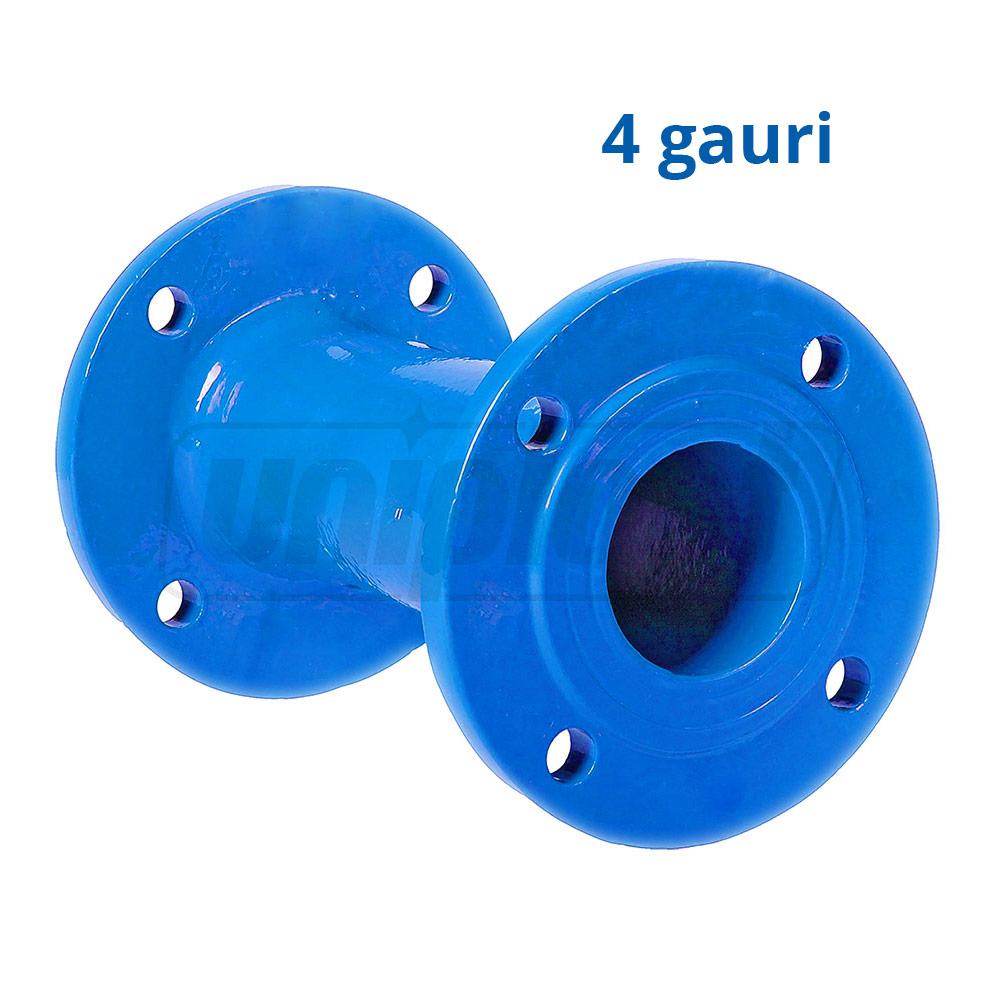 Stut fonta cu flanse D. 50 L=300 mm (4 gauri) BLUCAST