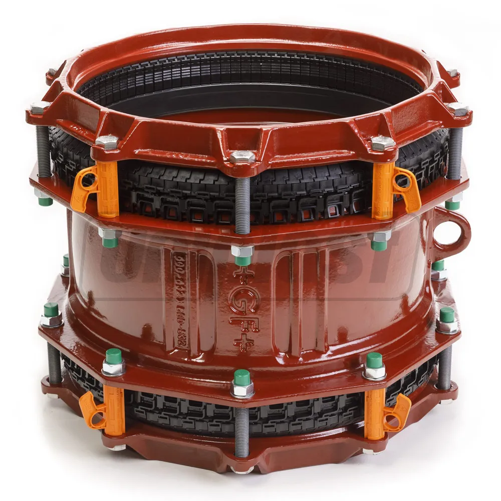 Муфта универсальная чугунная (широкий диапазон) D.350 (352-393) MULTI/JOINT® 3007 +GF+