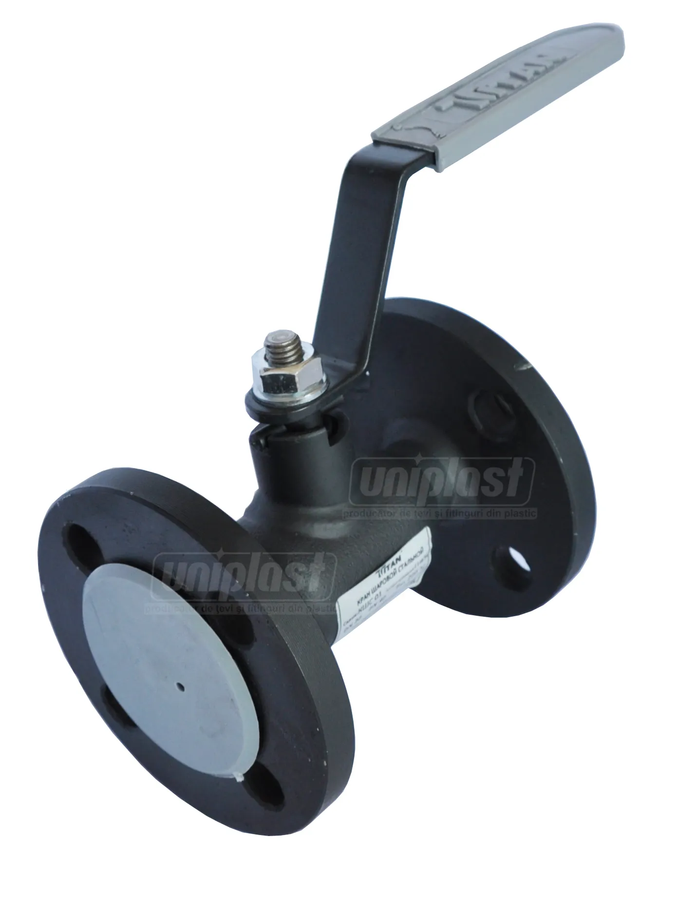 Robinet bila cu flanse D. 80 otel PN16 SK (RU)