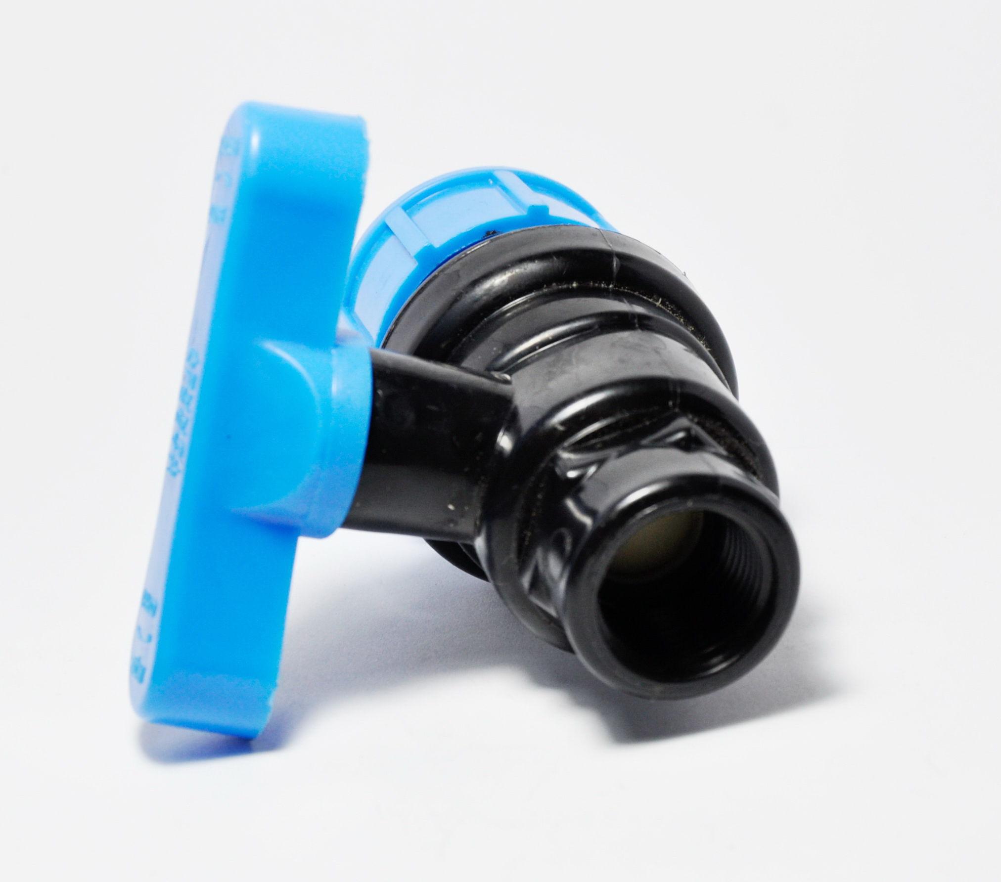 Кран шаровый ПП D. 1.1/2" Мама / T  UNISERA