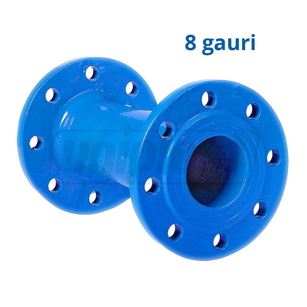 Stut fonta cu flanse D. 80 L=300 mm (8 gauri) BLUCAST