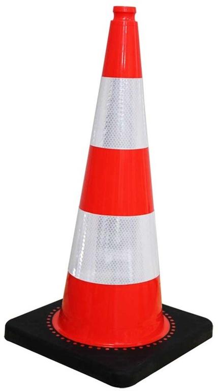 Конус сигнальный утяжеленный H=70 см, 3.2 кг