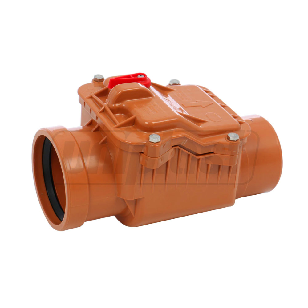 Обратный клапан D.200 ПВХ (заслонка из нержавеющей стали)  TERAPLAST